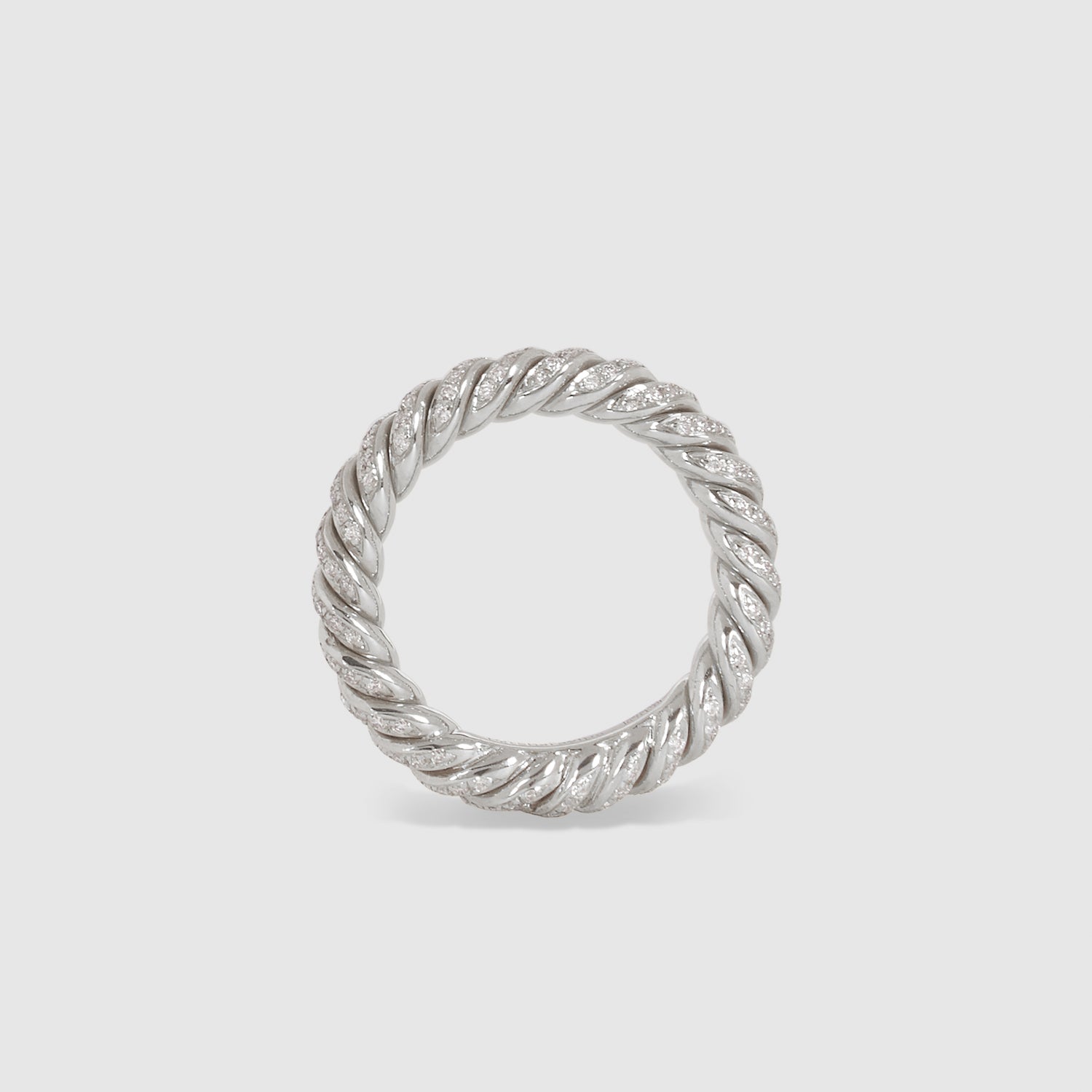 Diamond Rope Ring